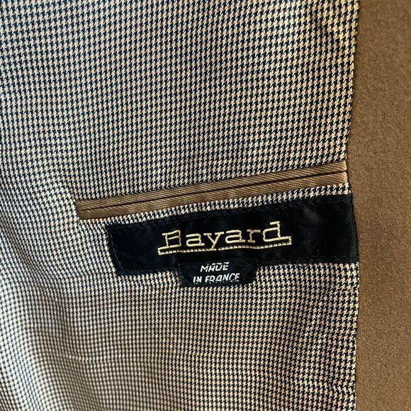 Men's BAYNARD double breasted, double vented camel wool blazer - Picture 5 of 8